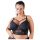 / Cottelli Plus Size - grudnjak sa čipkom i trakama (crni) - 95E