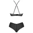 Passion Eco Kerria - čipkani bikini set (crna)