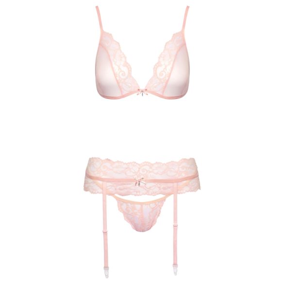 Kissable - čipkasti veš set (pink)