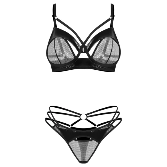 Obsessive Dominna - set brushaltera s trakama (crni)