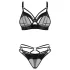 Obsessive Dominna - set brushaltera s trakama (crni)