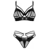Obsessive Dominna - set brushaltera s trakama (crni)