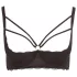 Cottelli Plus Size - crni potporni grudnjak sa prstenovima - 95D