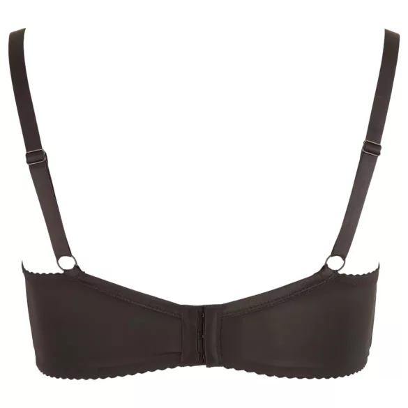 Cottelli Plus Size - podupirač za grudi sa žicom (crno)