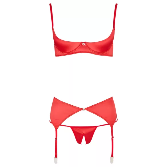 Cottelli - Set za podizanje grudi sa srcem (crveno) - 85C/L