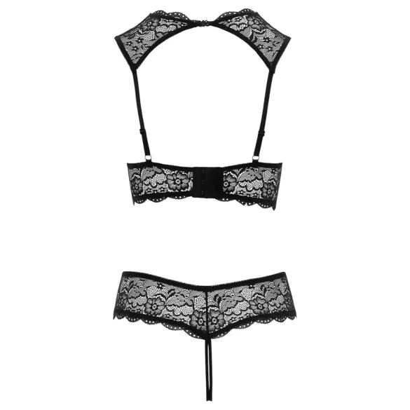 Cottelli - otkriveni grudnjak set (crni) - 85B/L