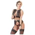 Cottelli Bondage - 4-dijelni čipkasti set veša - M