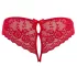 Cottelli - Otvorene francuske gaćice s mašnom (crvene) - L