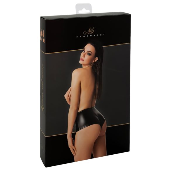 Noir - sjajne kratke hlačice (crne)