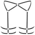 Cottelli - tanak body pojas (crni) - L/XL