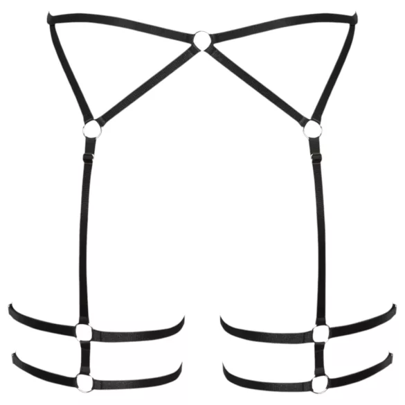 Cottelli - tanak body pojas (crni) - L/XL