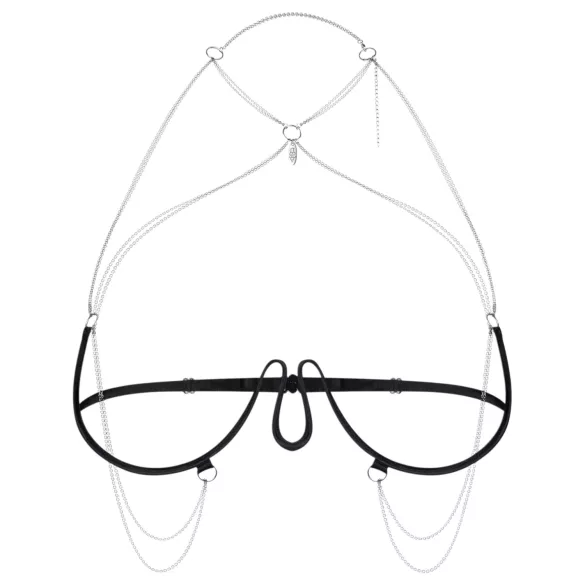 Obsessive - grudnjak sa lancem - crna (S-L)