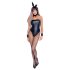 Cottelli Bunny - sjajni, seksi kostim zečice (5 delova) - XL