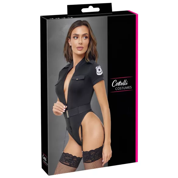 Cottelli - kostim policajke (crni) - XL