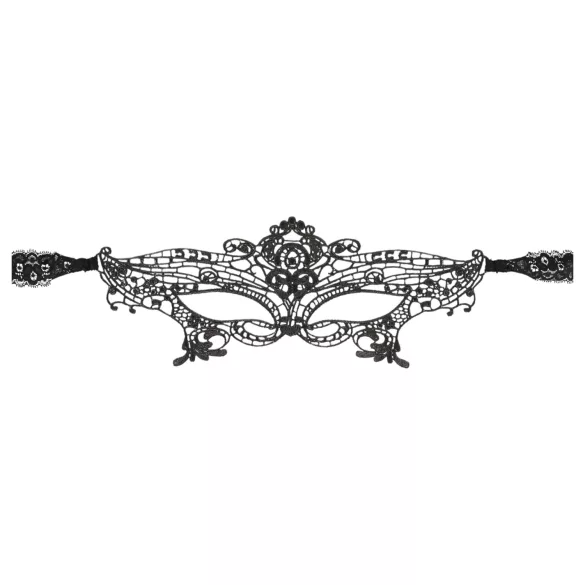 Cottelli - Vezeni maska od čipke (crna)