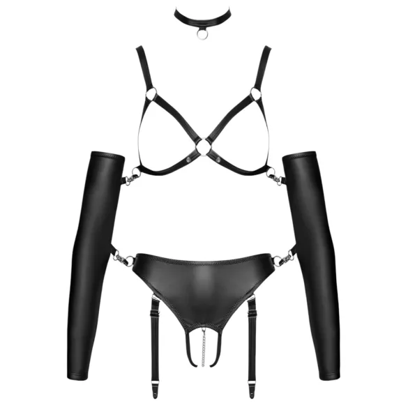 Bad Kitty - crni set za bondage telo