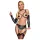 Bad Kitty - crni set za bondage telo - M