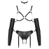 Bad Kitty - crni set za bondage telo - L