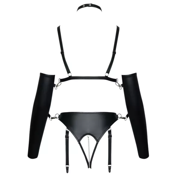Bad Kitty - crni set za bondage telo - L