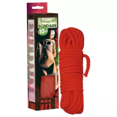 Shibari konopac - vezivno uže (10 m, crvena)