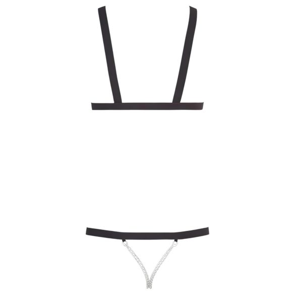 Bad Kitty - crni body sa nitnama (S-L)