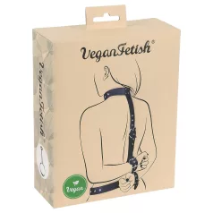 Vegan Fetish - set za vezivanje ruku iza (crno)