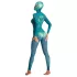 Beasty Suits Reptiloid Roleplay - kostim za ulogu reptiloida sa maskom (zeleni) - L/XL