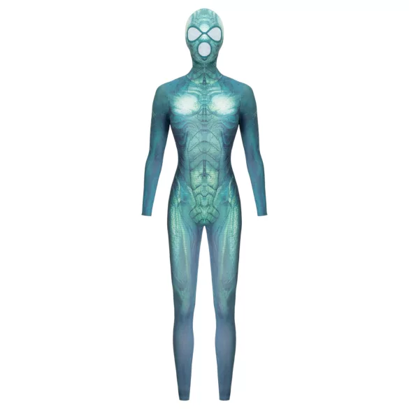 Beasty Suits Reptiloid Roleplay - kostim za ulogu reptiloida sa maskom (zeleni) - L/XL