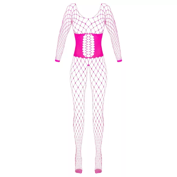 Cottelli - mrežasti kombinezon (roze) - S-L