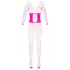 Cottelli - mrežasti kombinezon (roze) - S-L