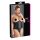 Cottelli Plus Size - satenski korset (crni)