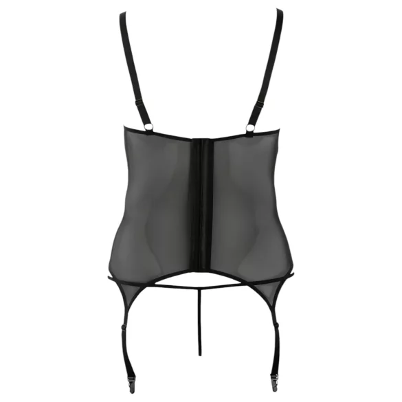 Cottelli - Crni cvetni gornji deo za obline - XXXXL