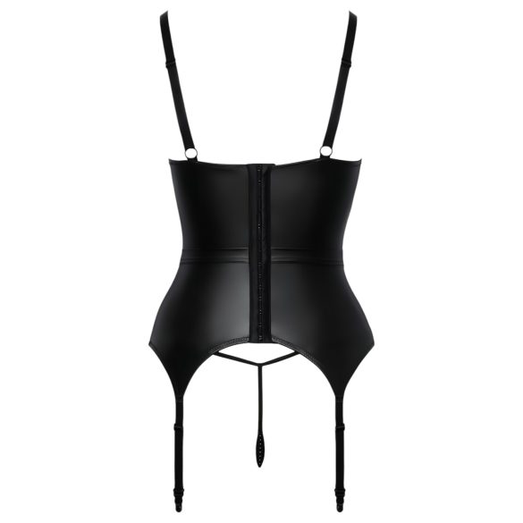 Abierta Fina - majica sa halterima za podizanje grudi (crna)