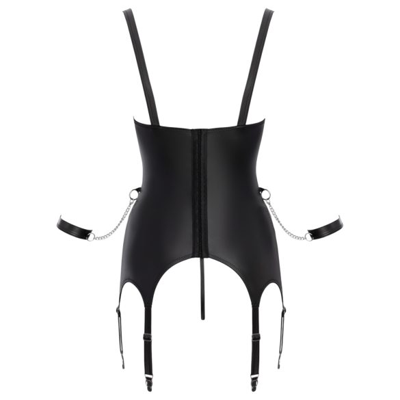 Cottelli - set bondage sa podupiranjem grudi (crno) - XL