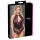 Cottelli Plus Size - cvetni bodi (crno-ljubičasti) - 2XL