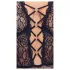 Cottelli Curves Plus Size - providni body s uzorkom (crni) - 90D/XL