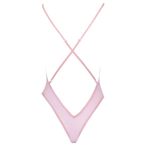 Kissable - ružičasti vez na bodiju (ružičasti) - L/XL