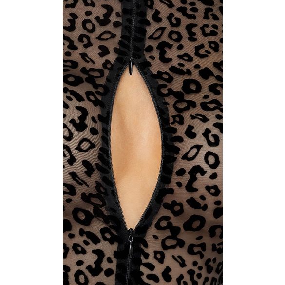 Noir - dugotrajni bodi s leopard printom (crna)