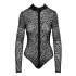 Noir - dugotrajni bodi s leopard printom (crna) - M