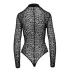 Noir - dugotrajni bodi s leopard printom (crna) - M