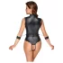 Cottelli Bondage - otvoreni body sa istaknutim grudima (crna) - M