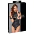Cottelli Bondage - otvoreni body sa istaknutim grudima (crna) - M