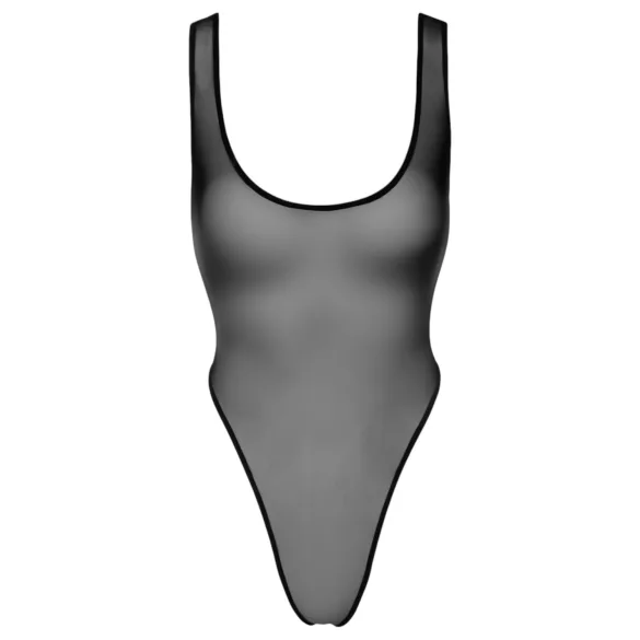 Noir - prozirni bodi (crni) - L