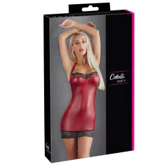 Cottelli - sjajna mini haljina (crvena) - M