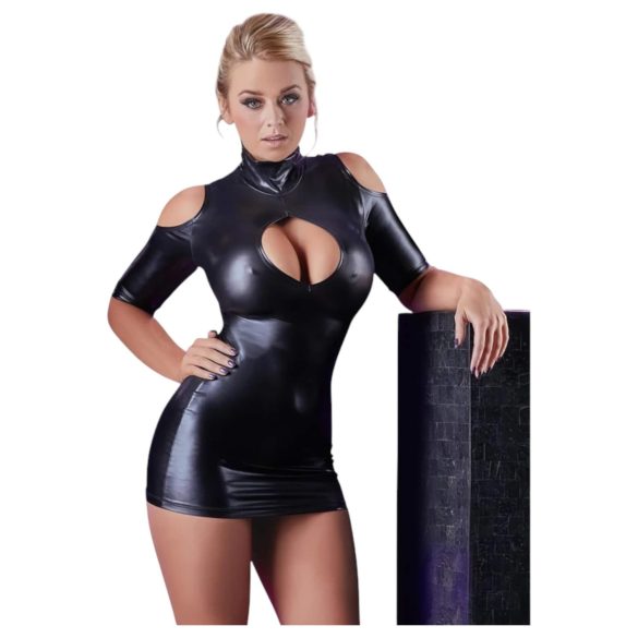 Cottelli - haljina sa izrezanim ramenima (crna) - M