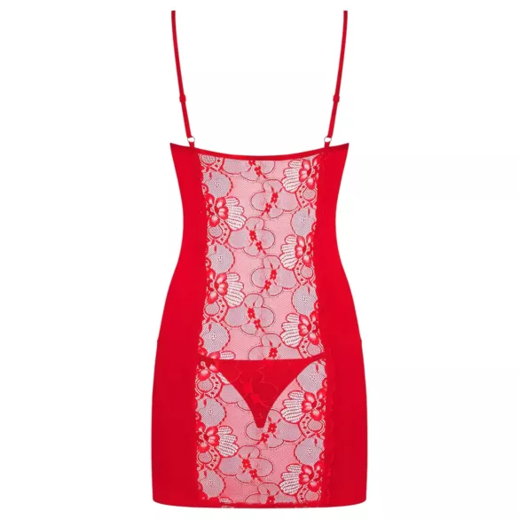 Obsessive Heartina - spavaćica i tanga (crvena) - L/XL