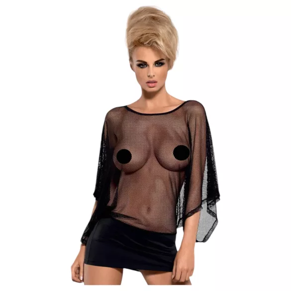 Obsessive Punker - providna mini haljina i tanga (crna)