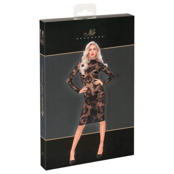 Noir - ruža, haljina s dugim rukavima (crna)