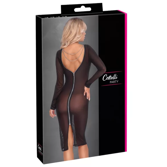 Cottelli Party - Providna haljina sa rajsferšlusom (crna)