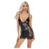 Noir - mini haljina s prozirnim stranicama (crna) - L